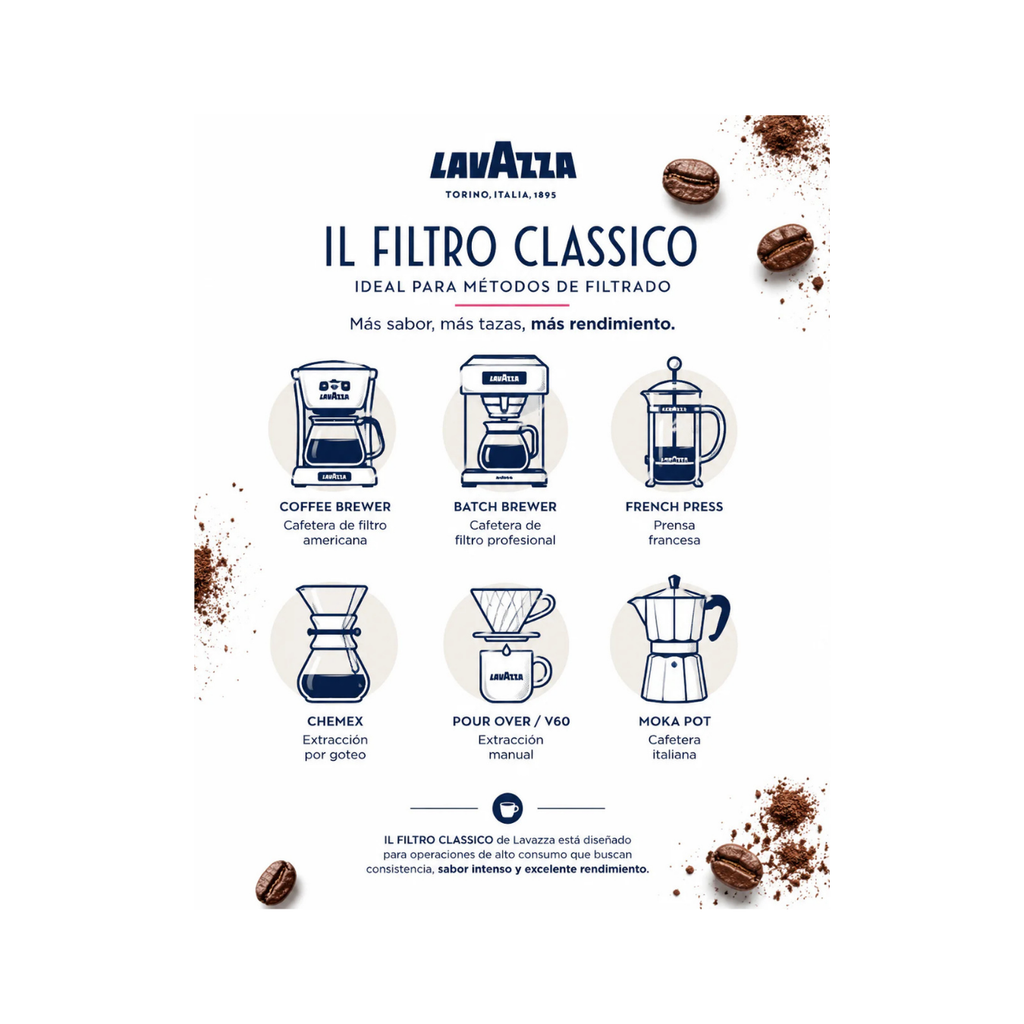 Lavazza Café Molido Filtro Il Clásico 226 g