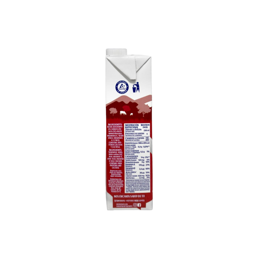 Nevada Leche Descremada 946 ml
