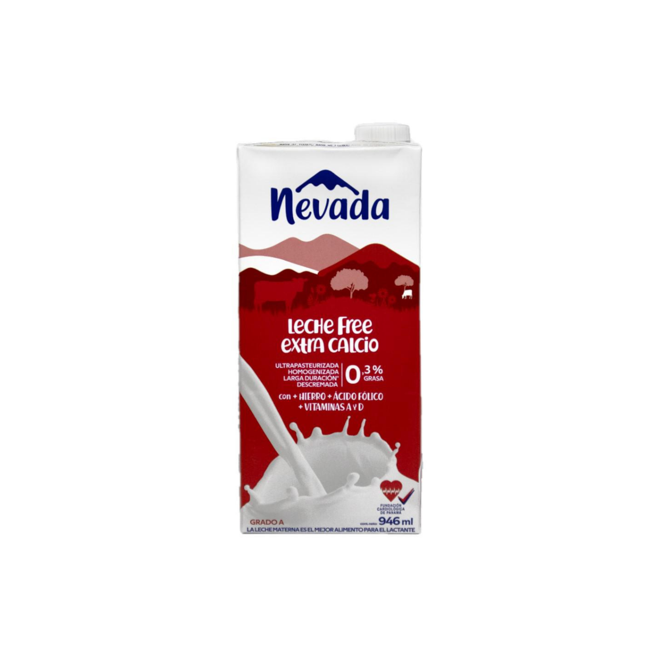 Nevada Leche Descremada 946 ml
